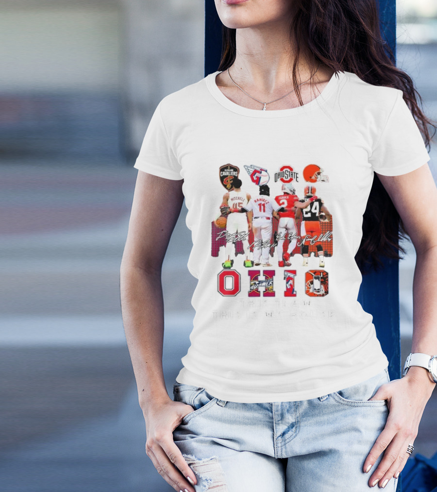 Cleveland Cavaliers Ohio Guardians Baseball Buckeyes Football Browns Pride T-Shirt