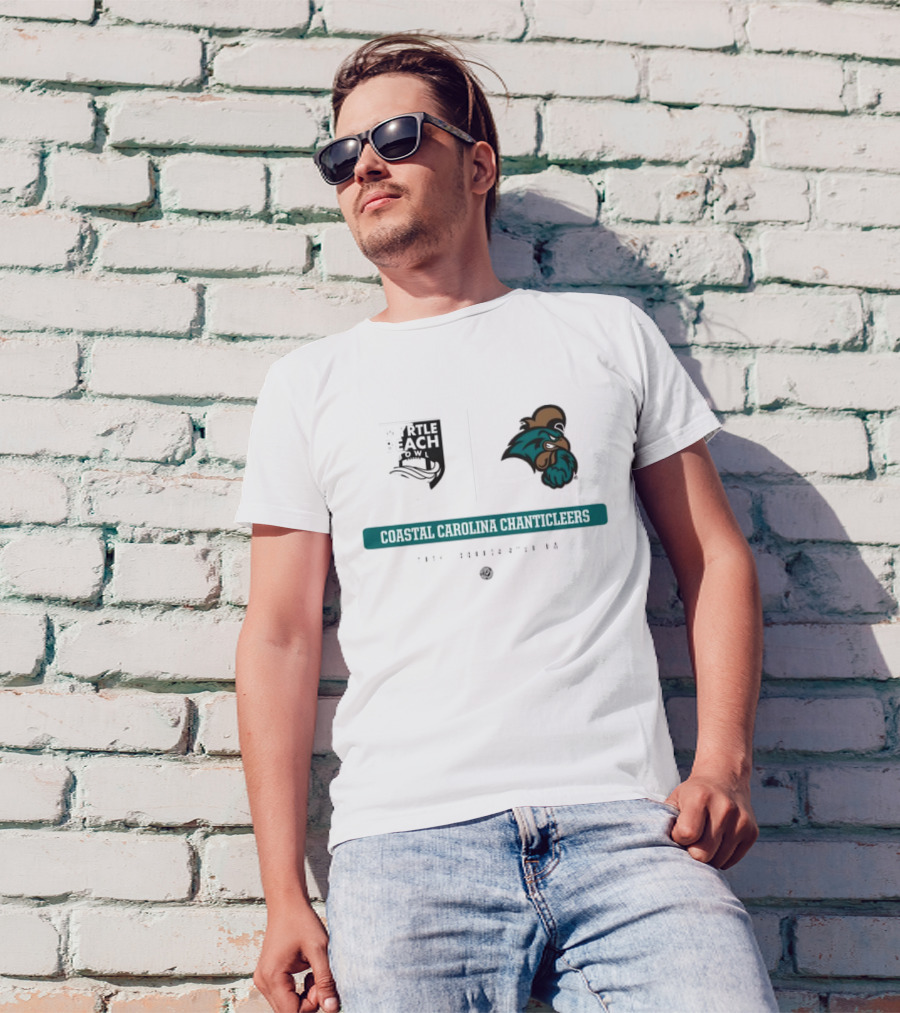 Coastal Carolina Chanticleers Myrtle Beach Bowl 2024 Brooks Stadium Chanticleer T-Shirt