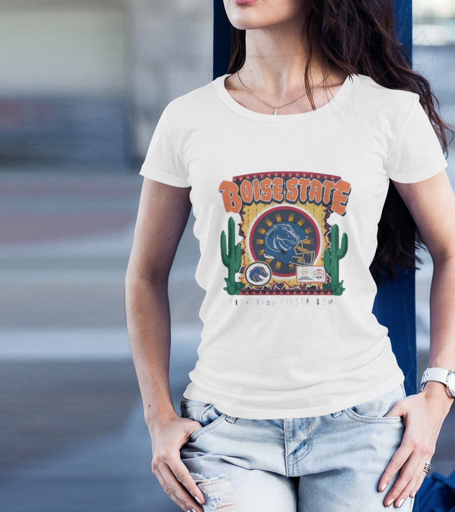 Boise State 2025 Vrbo Fiesta Bowl College Football Playoff Bound T-Shirt