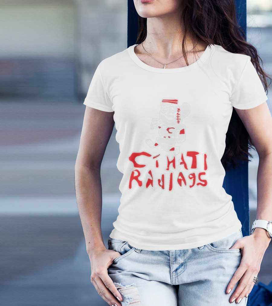 Concussion Sports Cinati Radlags Baseball Character T-Shirt