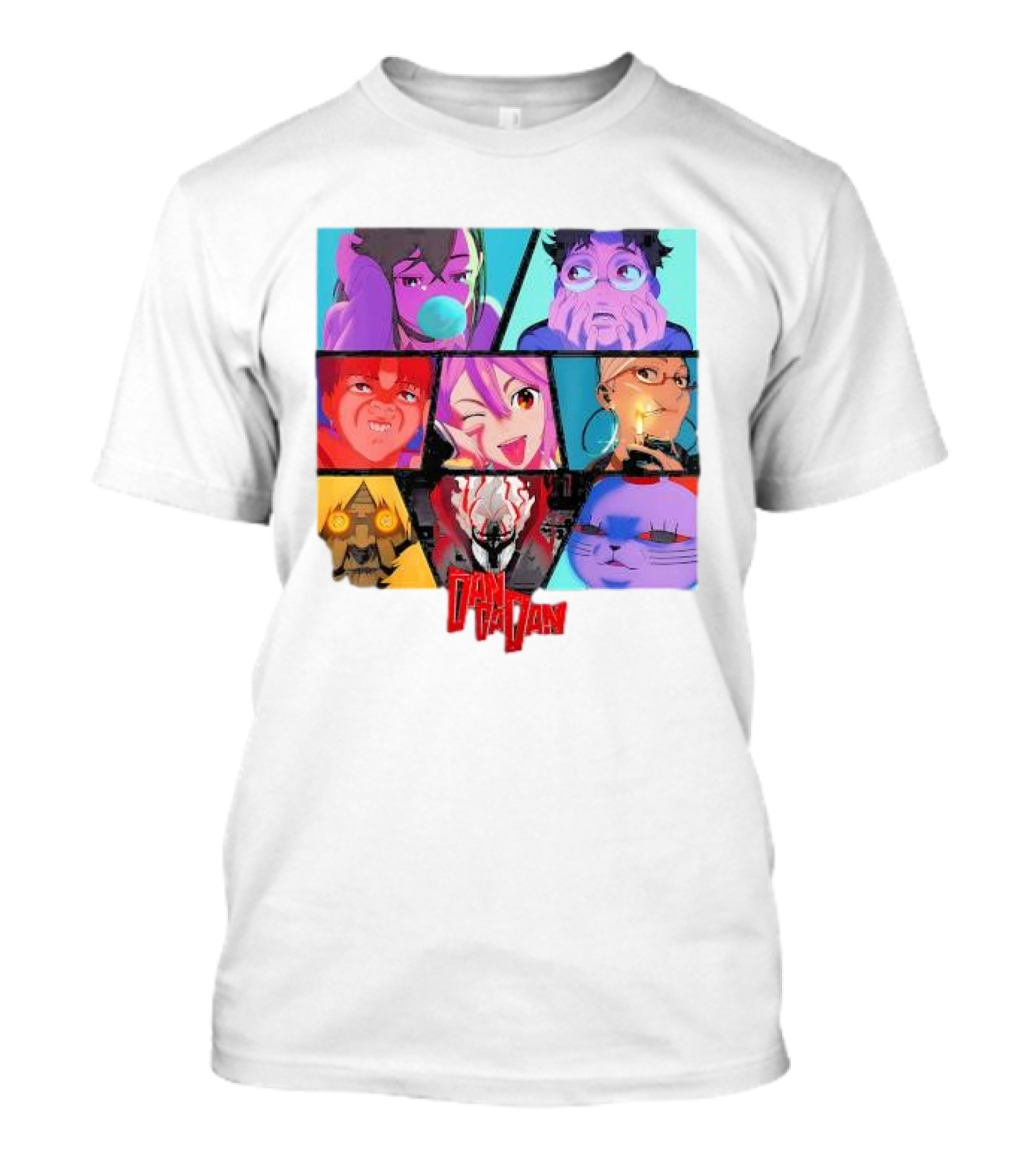 Dandadan Manga Anime Characters Cool Shonen T-Shirt