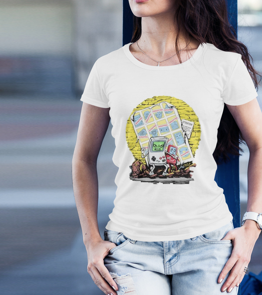 Forgotten Scrapped Days Of Technology Past Attention T-Shirt