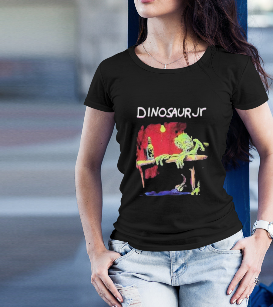 Dinosaur Jr Band Biography Bottled Creature Table Scene T-Shirt