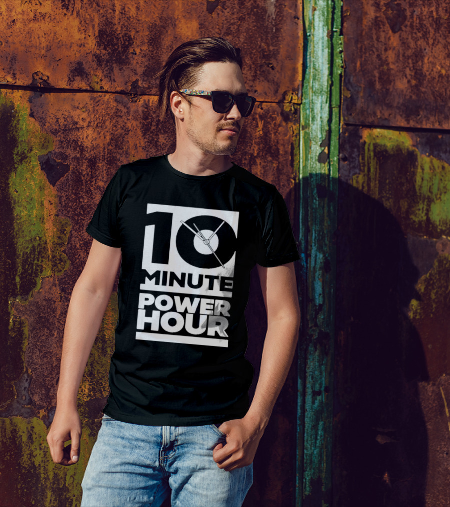 10 Minute Power Hour Clock Design Game Grumps T-Shirt