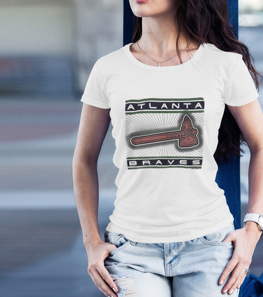 Atlanta Braves Tomahawk Iconic Pro Player T-Shirt