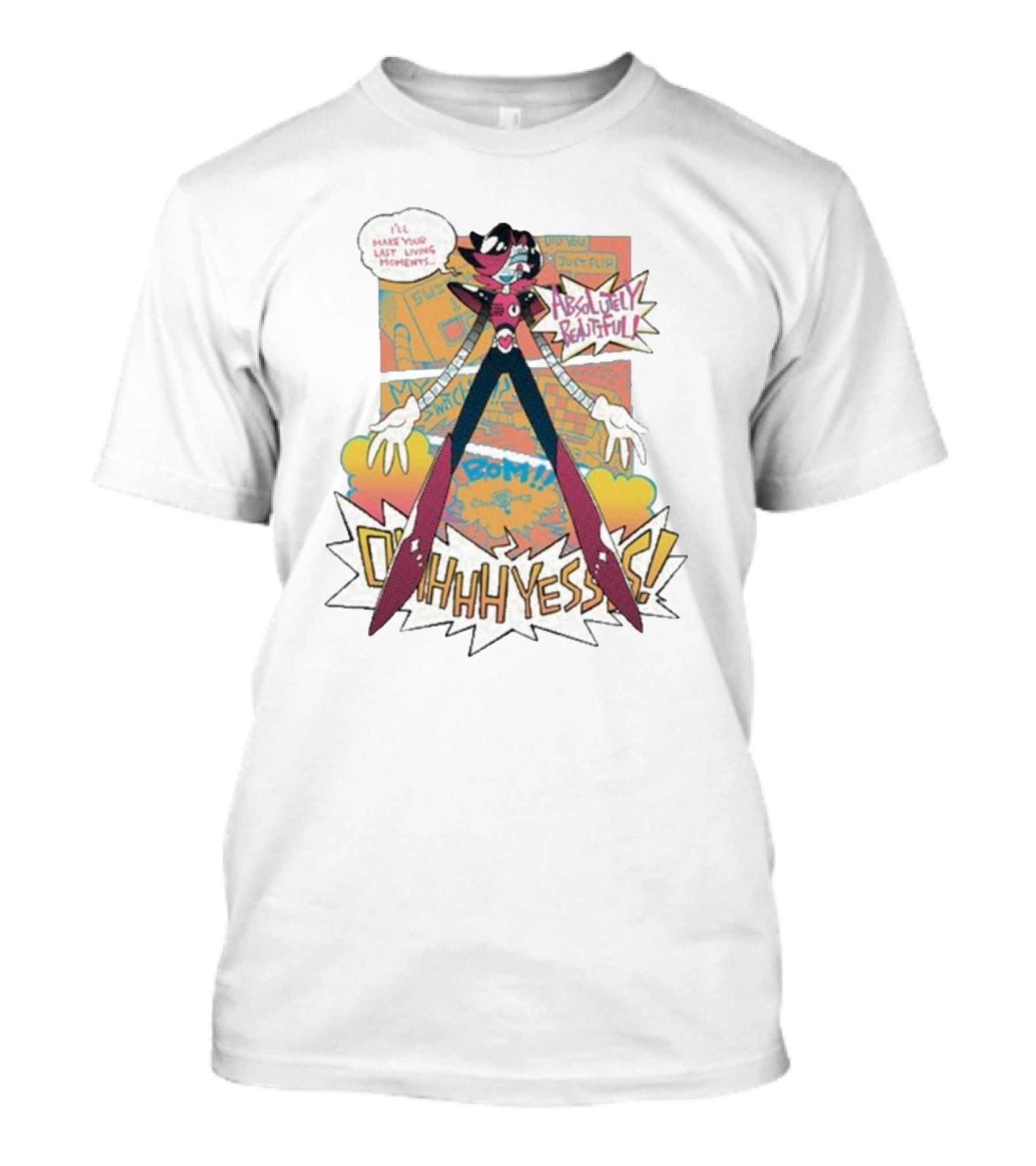 Fangamer Undertale Death By Glamour Absolutely Beautiful OHHHH YESSS Sweet 16 Edition T-Shirt