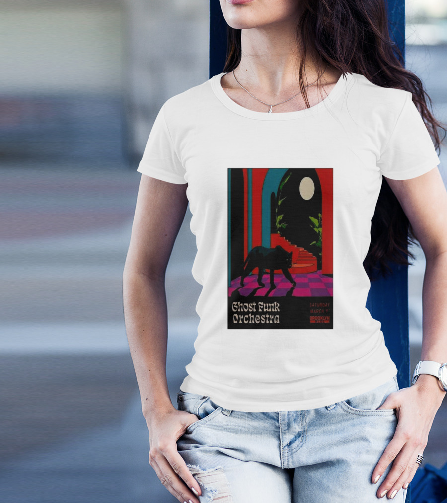 Ghost Funk Orchestra Saturday March 1 2025 Brooklyn T-Shirt