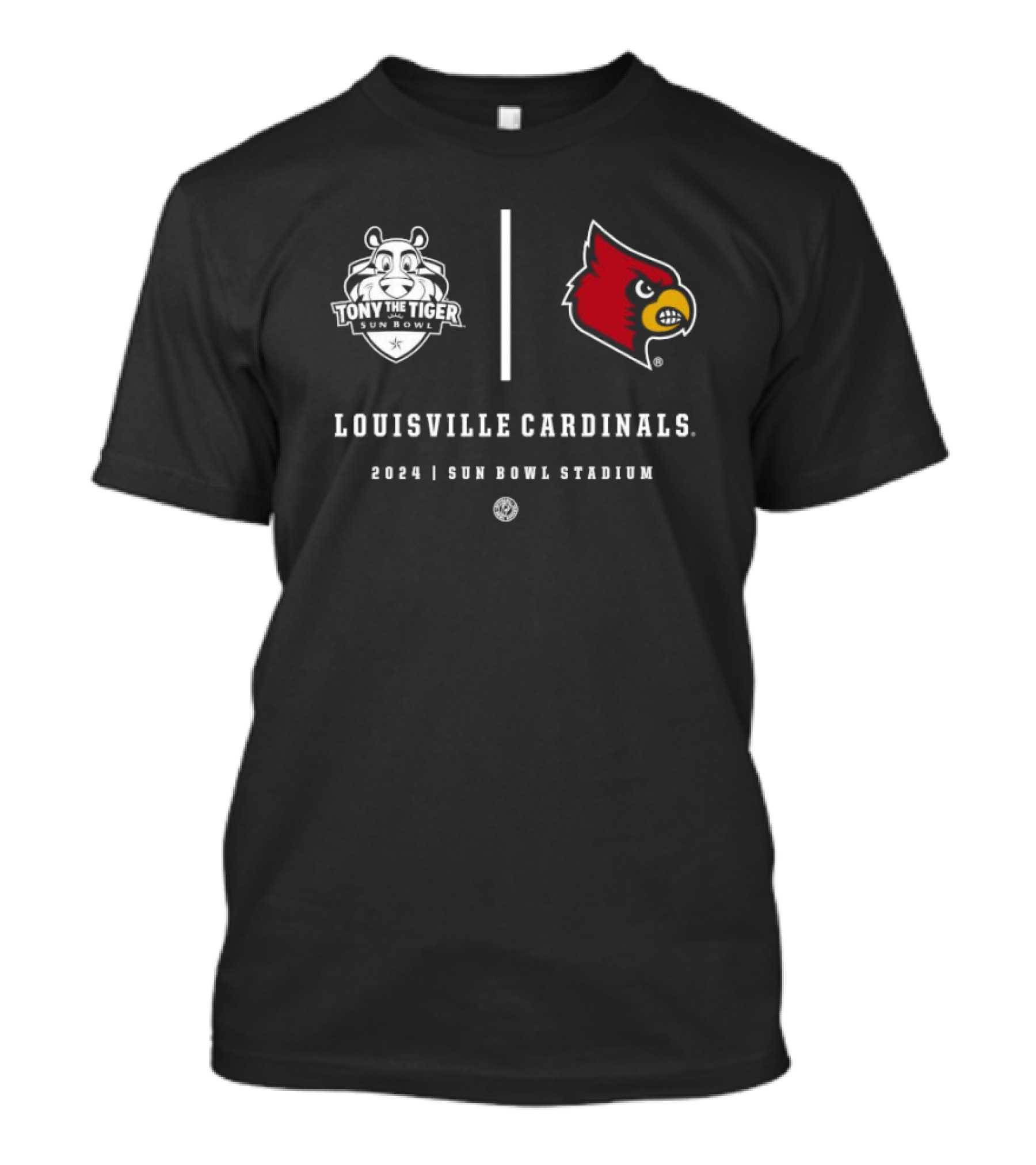 Louisville Cardinals Tony The Tiger Sun Bowl 2024 Sun Bowl Stadium T-Shirt