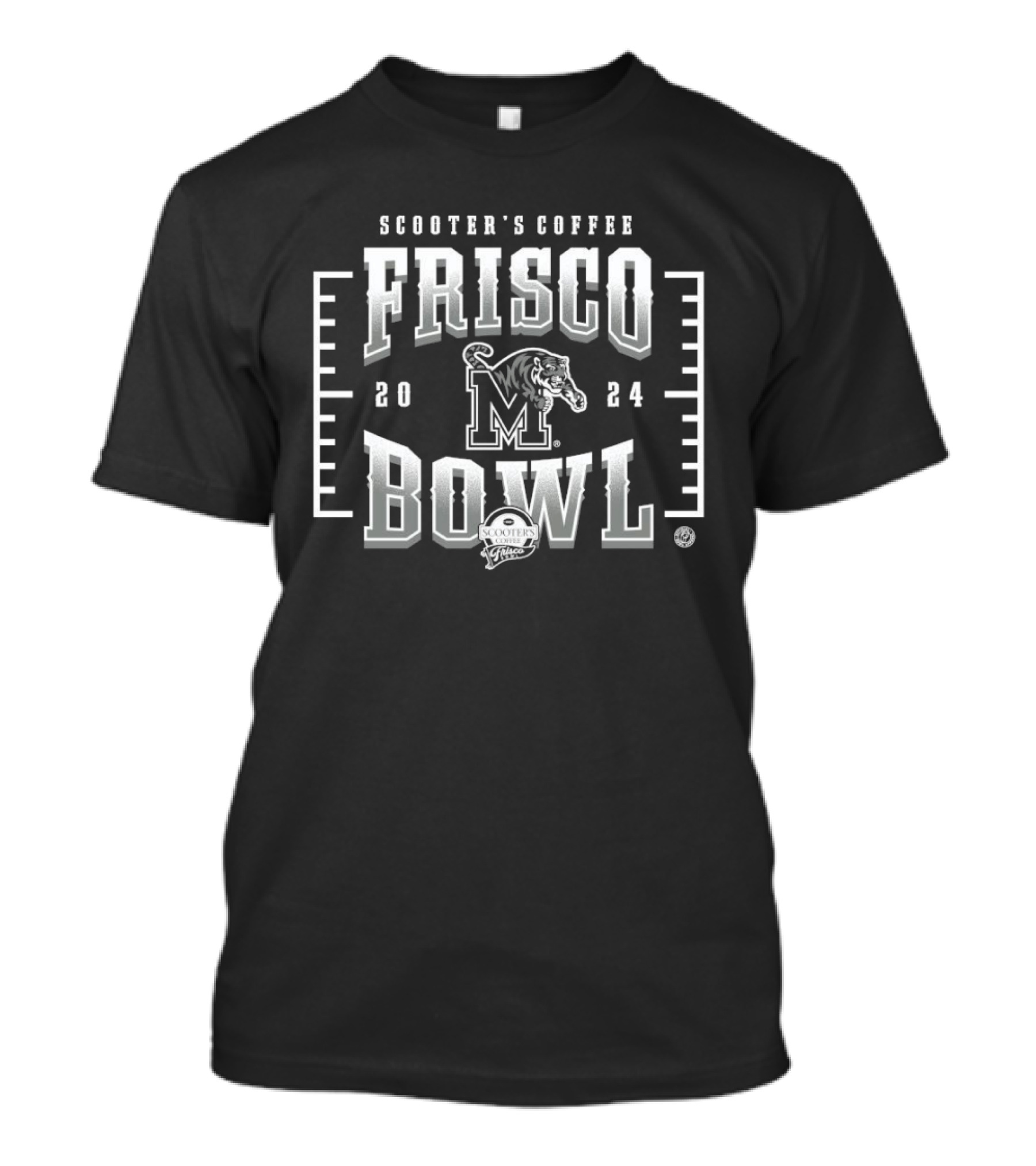 Scooter's Coffee Frisco Bowl 2024 Memphis Tigers Toyota Stadium T-Shirt