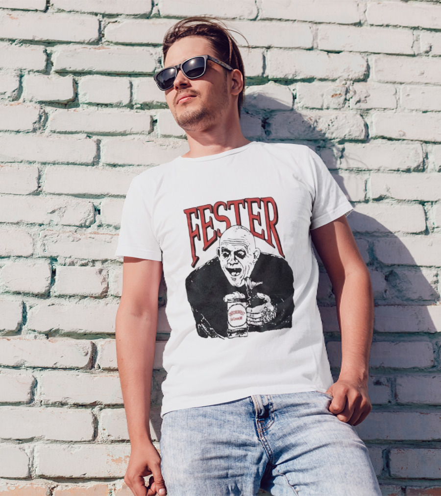 Fester Addams Oktoberfest La Cerveza T-Shirt
