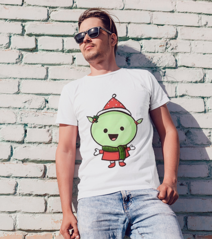 Nanalan Christmas Mona Festive Holiday Character T-Shirt