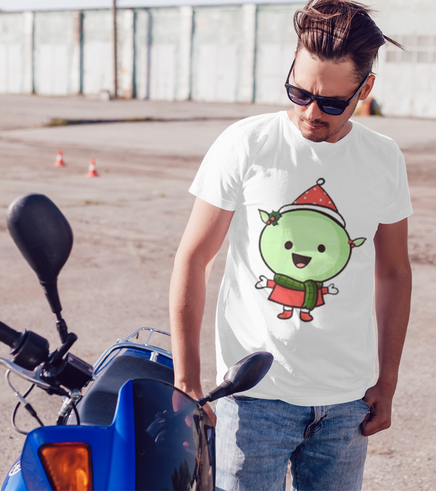Nanalan Christmas Mona Festive Holiday Character T-Shirt