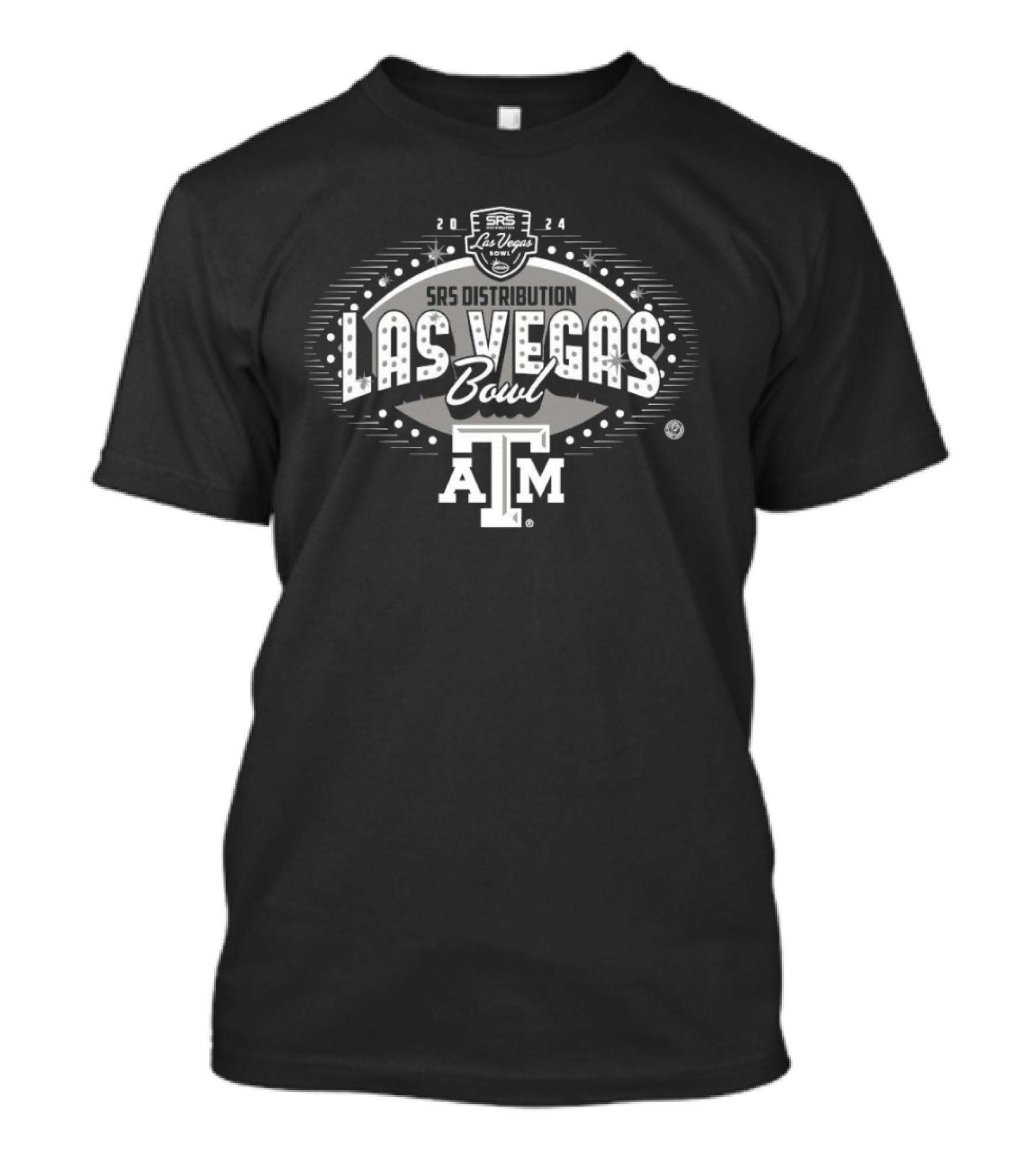 Texas A&M Aggies 2024 SRS Distribution Las Vegas Bowl Allegiant Stadium T-Shirt
