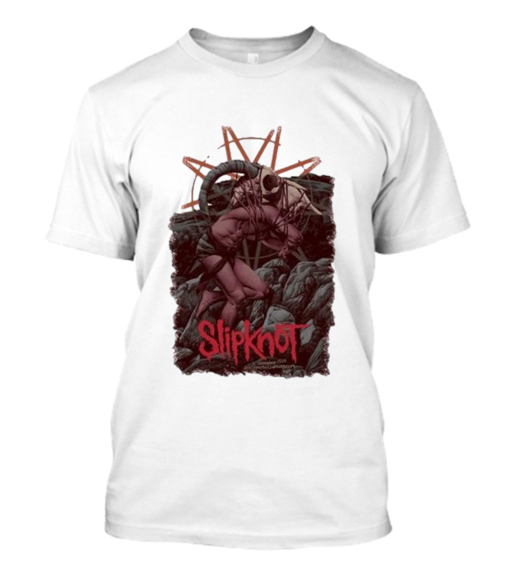 Slipknot Dec 8, 2024 Stuttgart Germany Tour Climber Masked Figure T-Shirt
