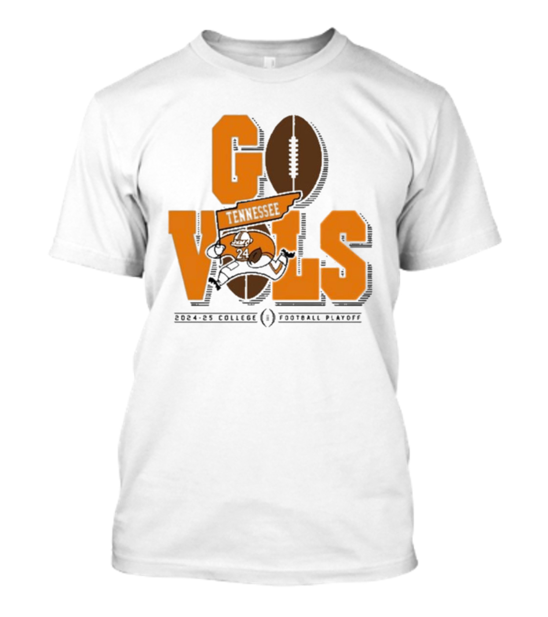Go Vols Tennessee 2024-25 College Football Playoff Vintage T-Shirt