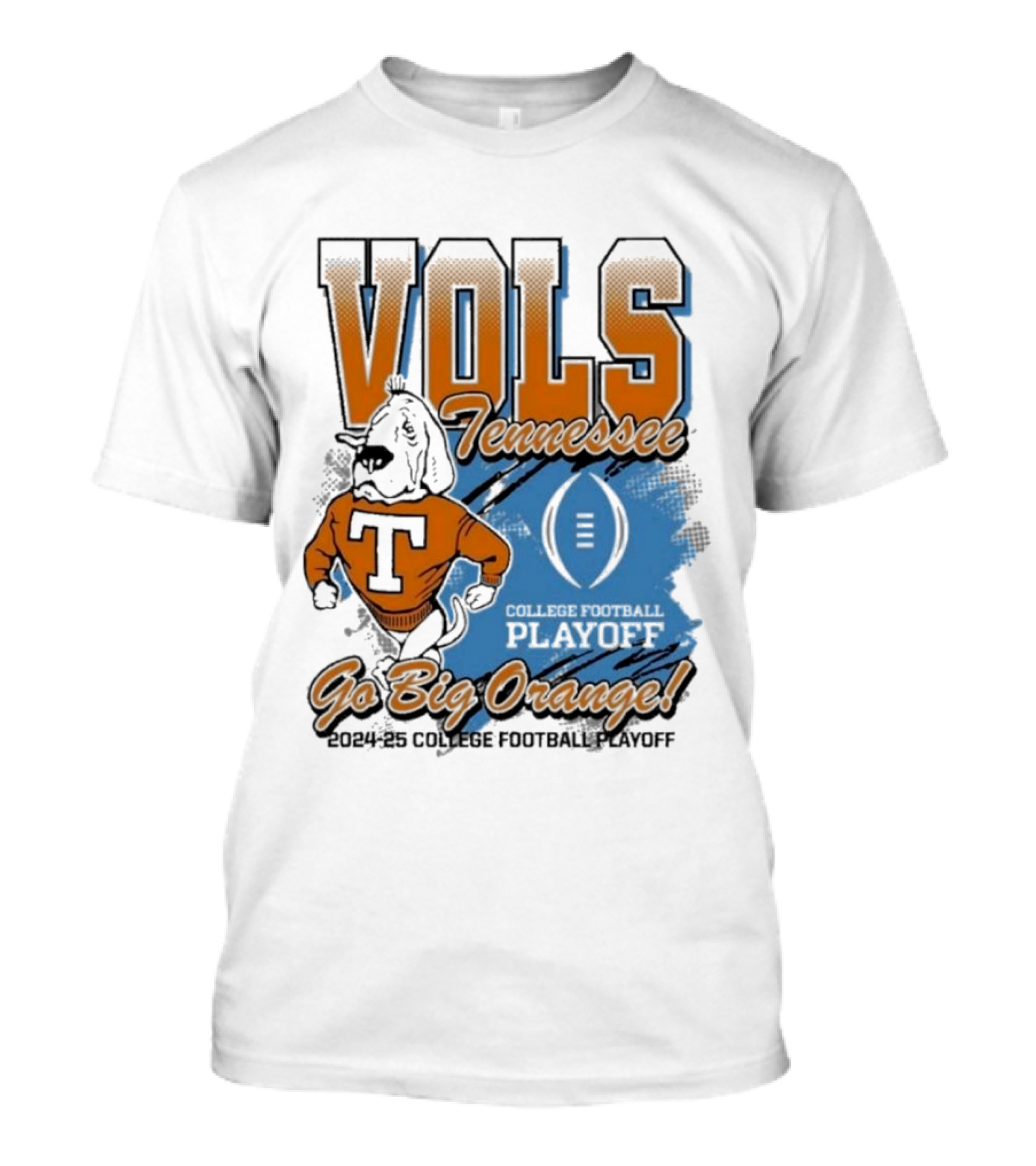 Tennessee Vols 2024-25 College Football Playoff Go Big Orange T-Shirt