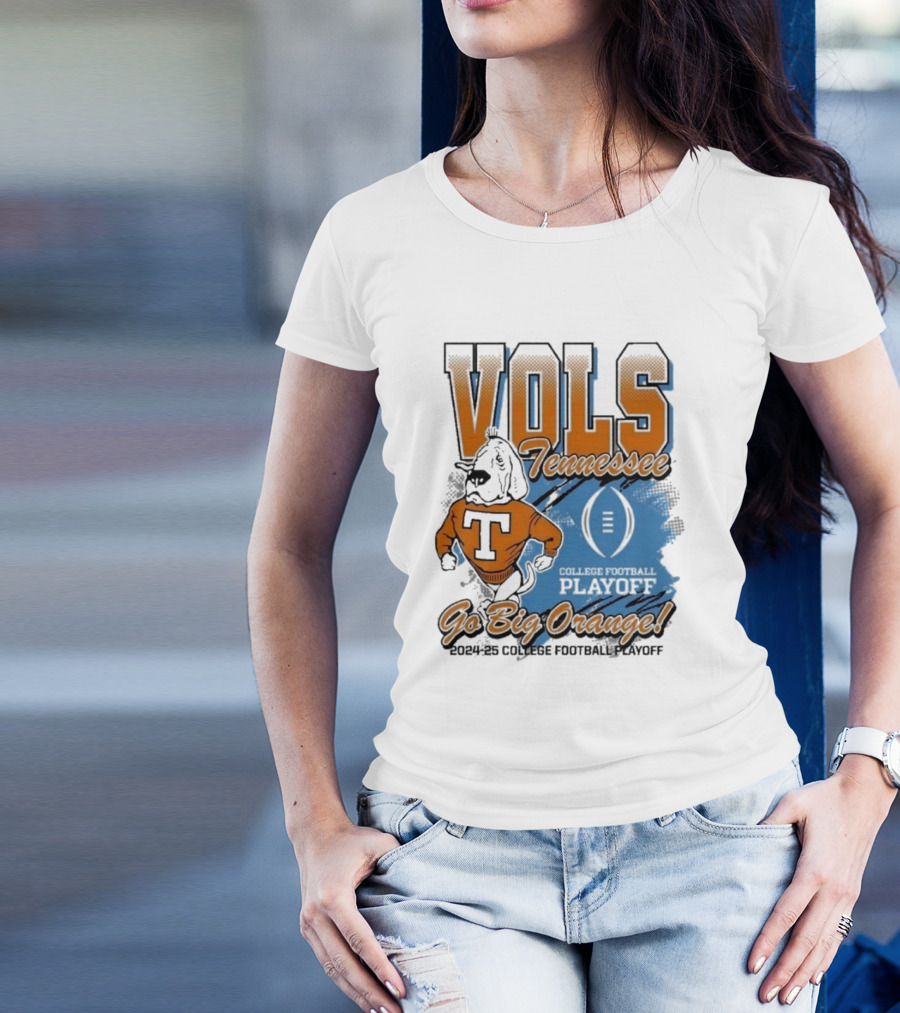 Tennessee Vols 2024-25 College Football Playoff Go Big Orange T-Shirt