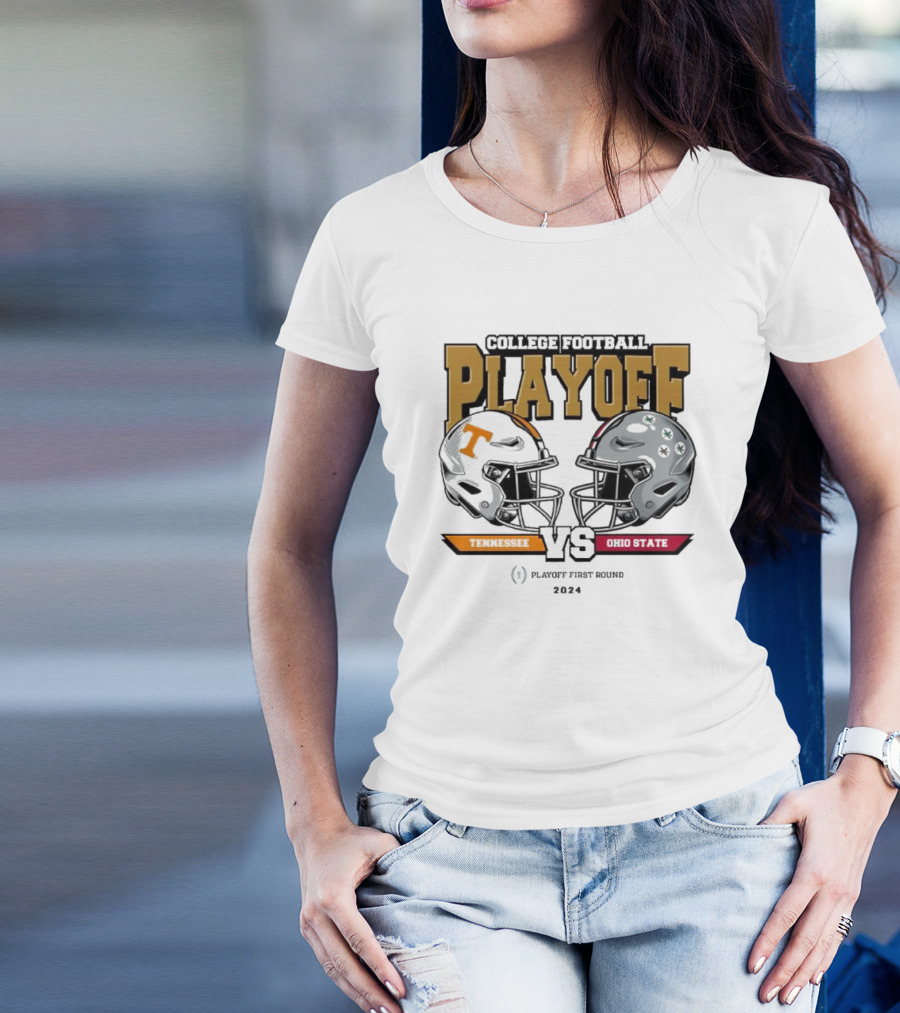 Tennessee Volunteers Vs Ohio State College Football Playoff First Round 2024 Matchup T-Shirt