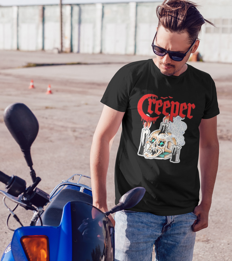 Creeper Skull Candle More Than Death Friday 13th T-Shirt