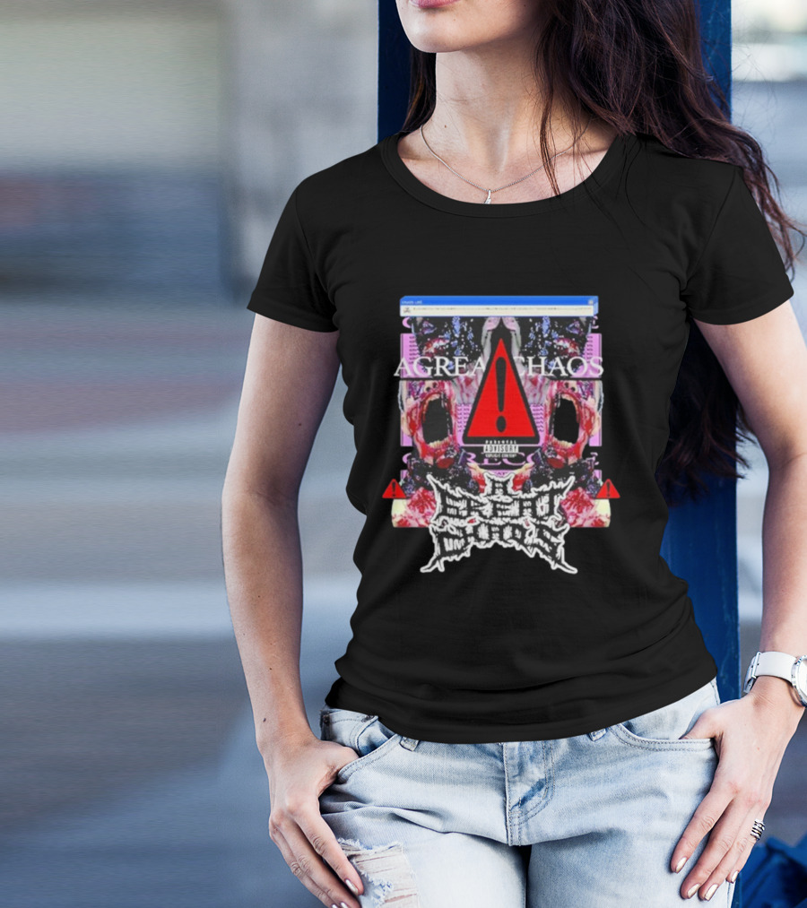 Ken Carson A Great Chaos Pink Error Warning T-Shirt