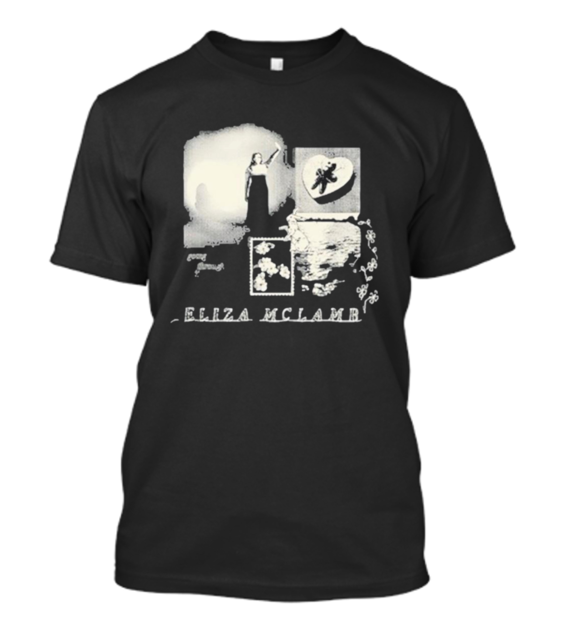 Eliza Mclamb Going Through It Vintage Heart And Floral Aesthetic T-Shirt