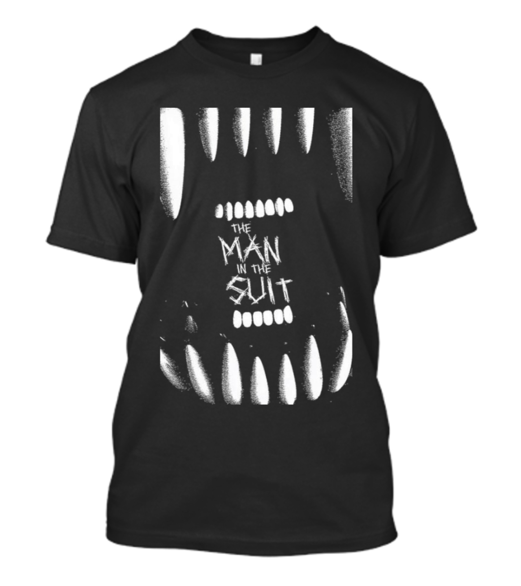 The Man In The Suit Within Monstrous Jaws T-Shirt