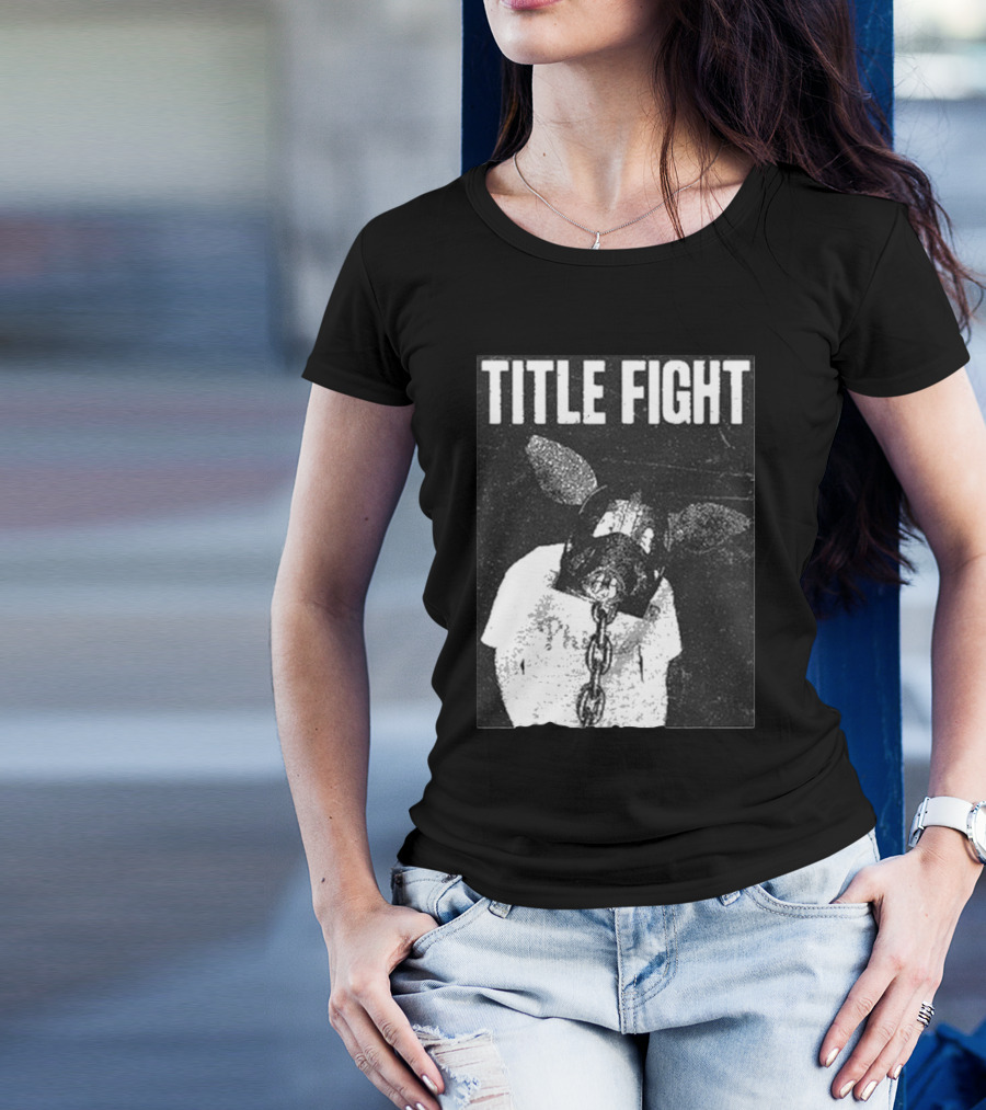 TITLE FIGHT CHAINED PIG MASK T-Shirt