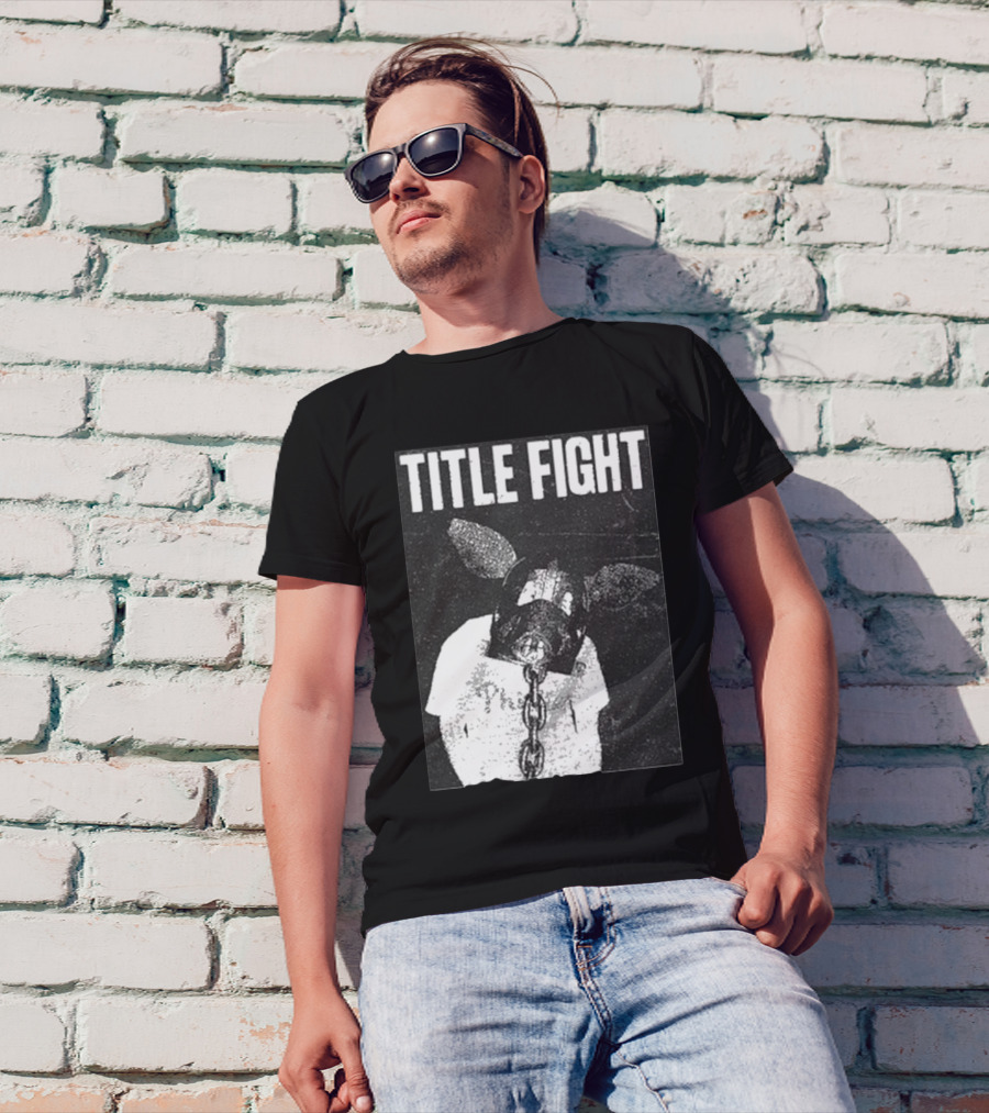 TITLE FIGHT CHAINED PIG MASK T-Shirt