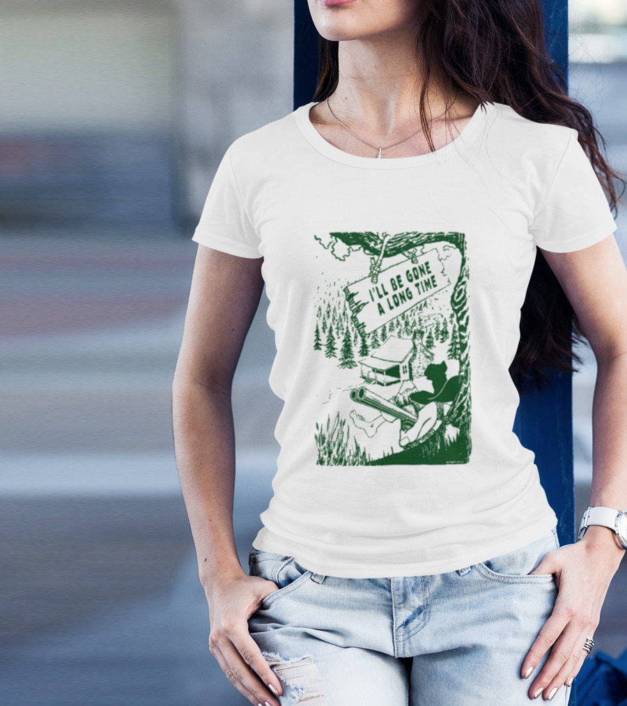 Billy Strings I'll Be Gone A Long Time Cabin Forest Scene T-Shirt