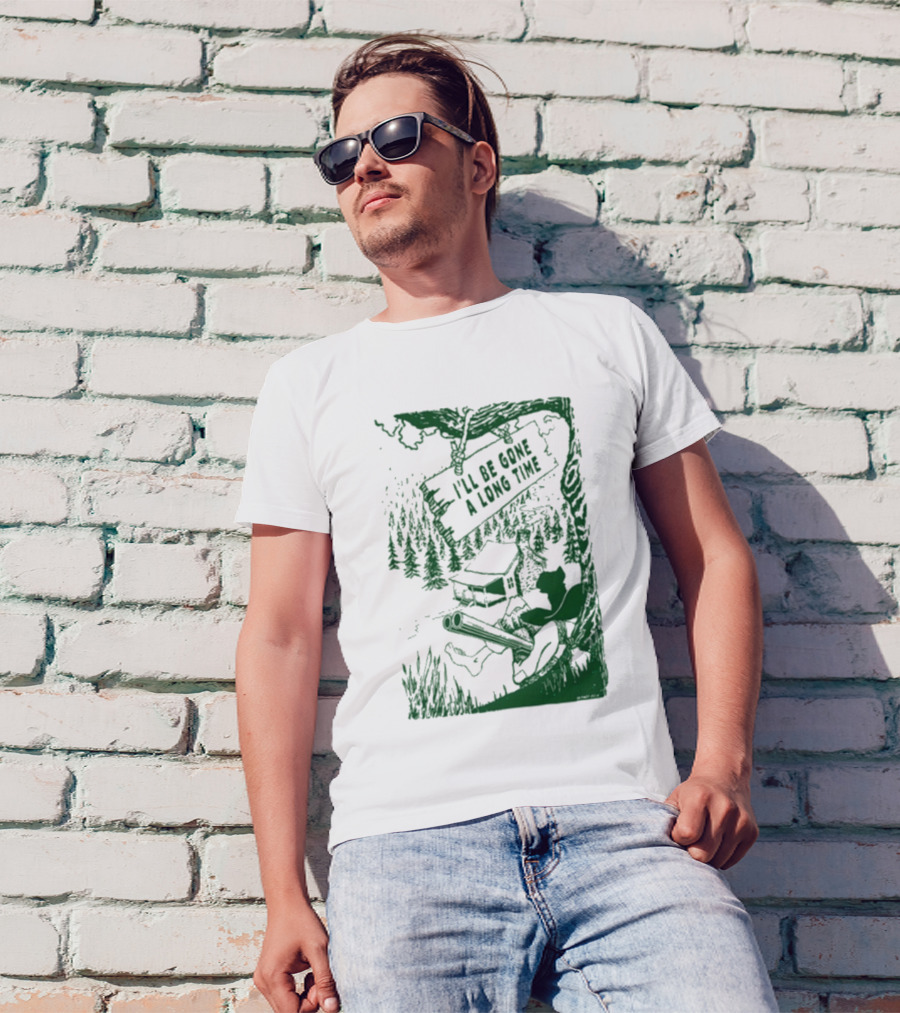 Billy Strings I'll Be Gone A Long Time Cabin Forest Scene T-Shirt