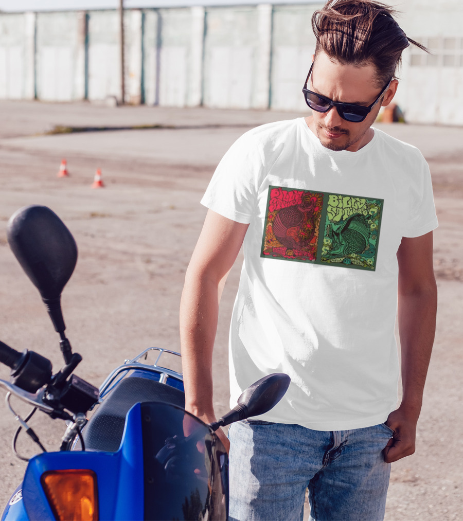 Billy Strings Austin TX December 13-14 2024 Tour Psychedelic Armadillo T-Shirt