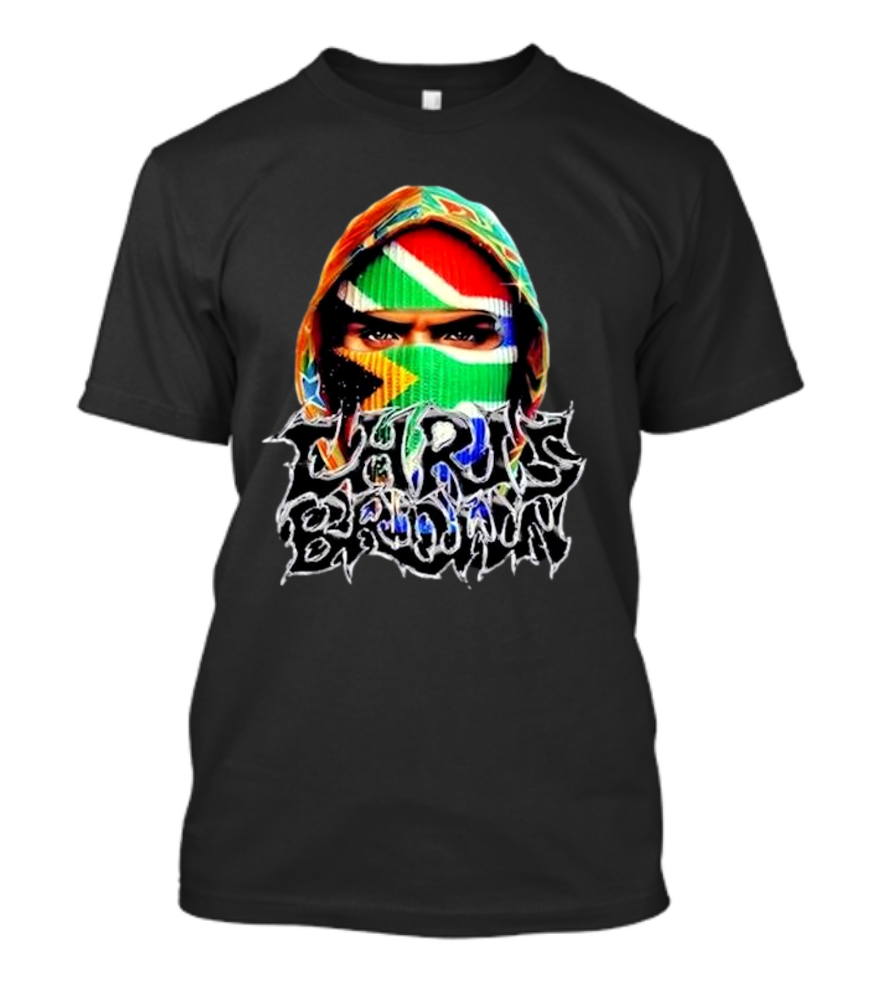 Chris Brown Breezy In South Africa Dec 15-16 2024 South African Flag T-Shirt
