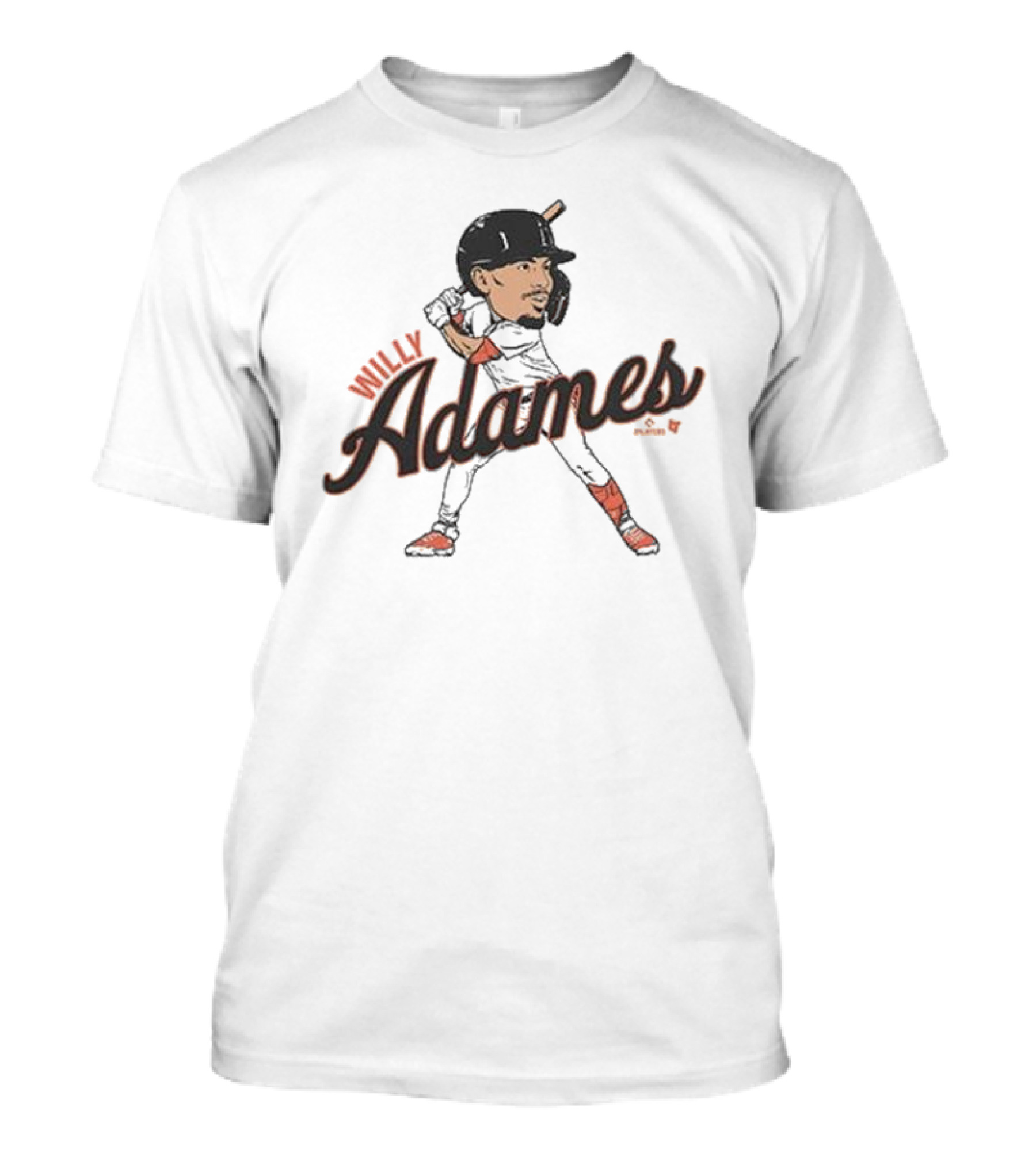 Willy Adames Baseball San Francisco Caricature Players T-Shirt