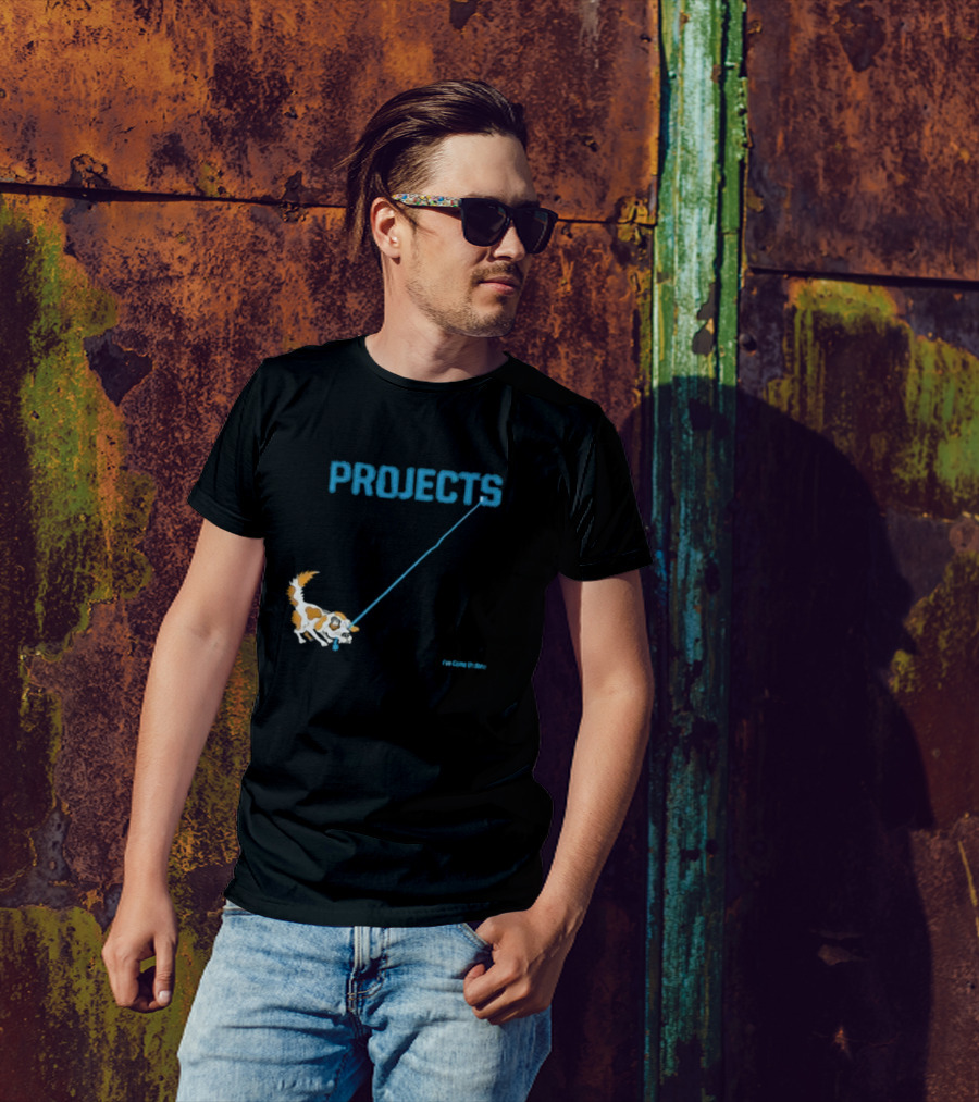 Projects I've Come Undone Weezer Dog T-Shirt