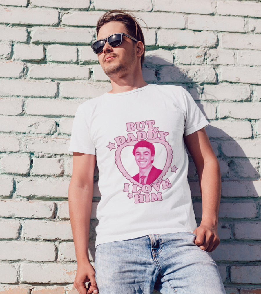 But Daddy I Love Him Luigi Mangione Heart Frame T-Shirt