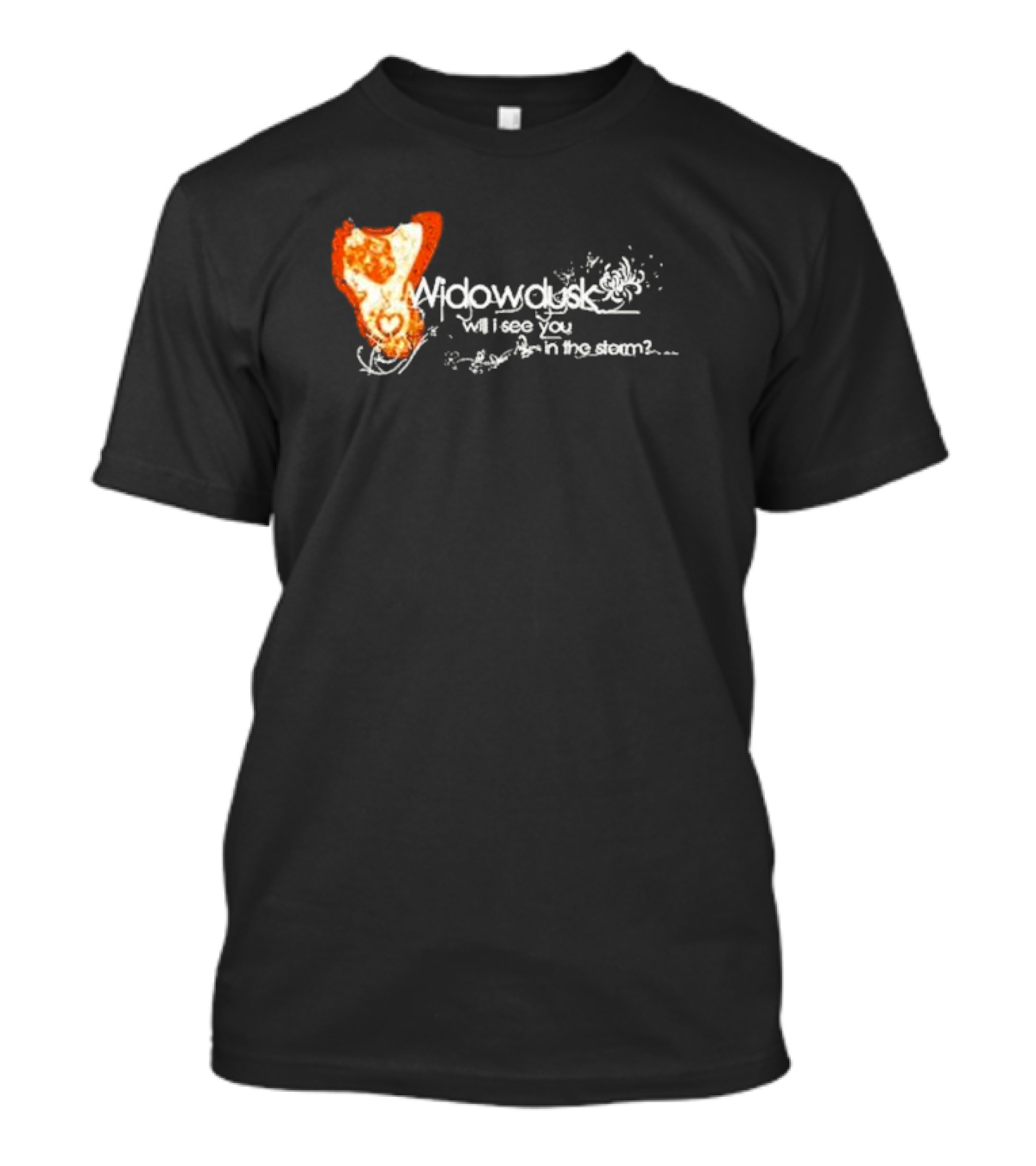 Widowdusk Will I See You In The Storm Heart And Swirls T-Shirt