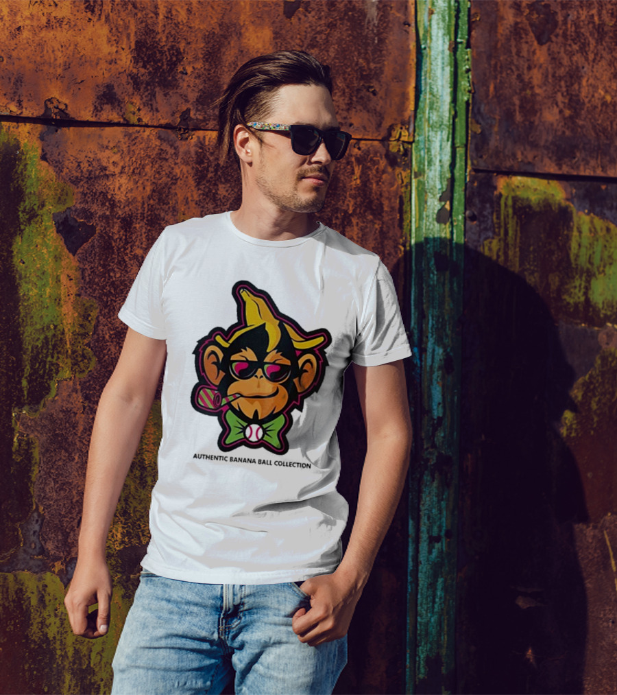 Party Animals Banana Ball Collection With Sunglasses And Pipe T-Shirt