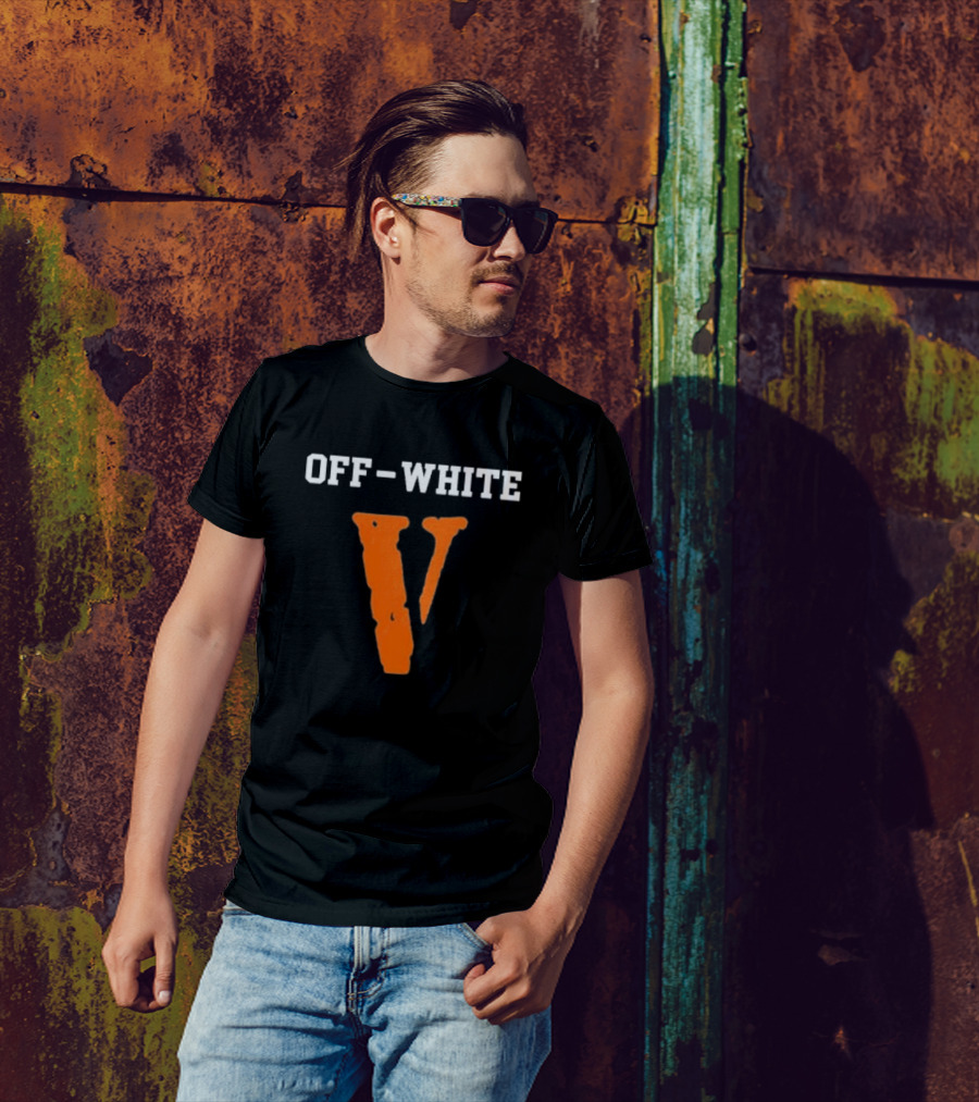 OFF-WHITE Vlone V Orange T-Shirt