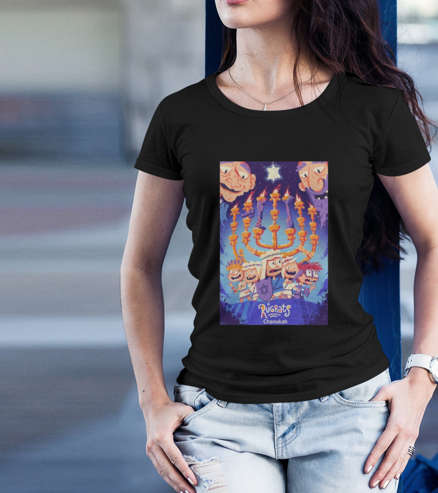 Mondo Debuts A Rugrats Chanukah With Menorah Adventure T-Shirt