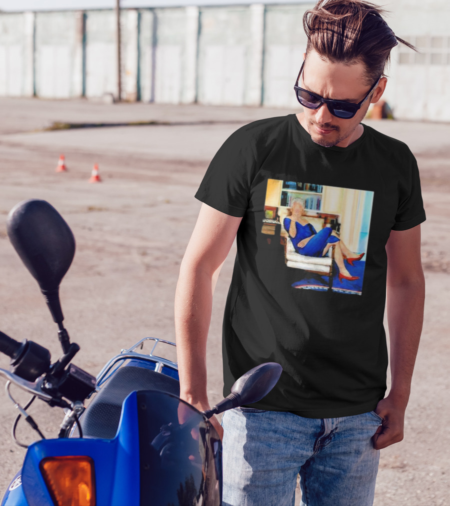 Parsing Bill Clinton Blue Dress Jeffrey Epstein Home T-Shirt