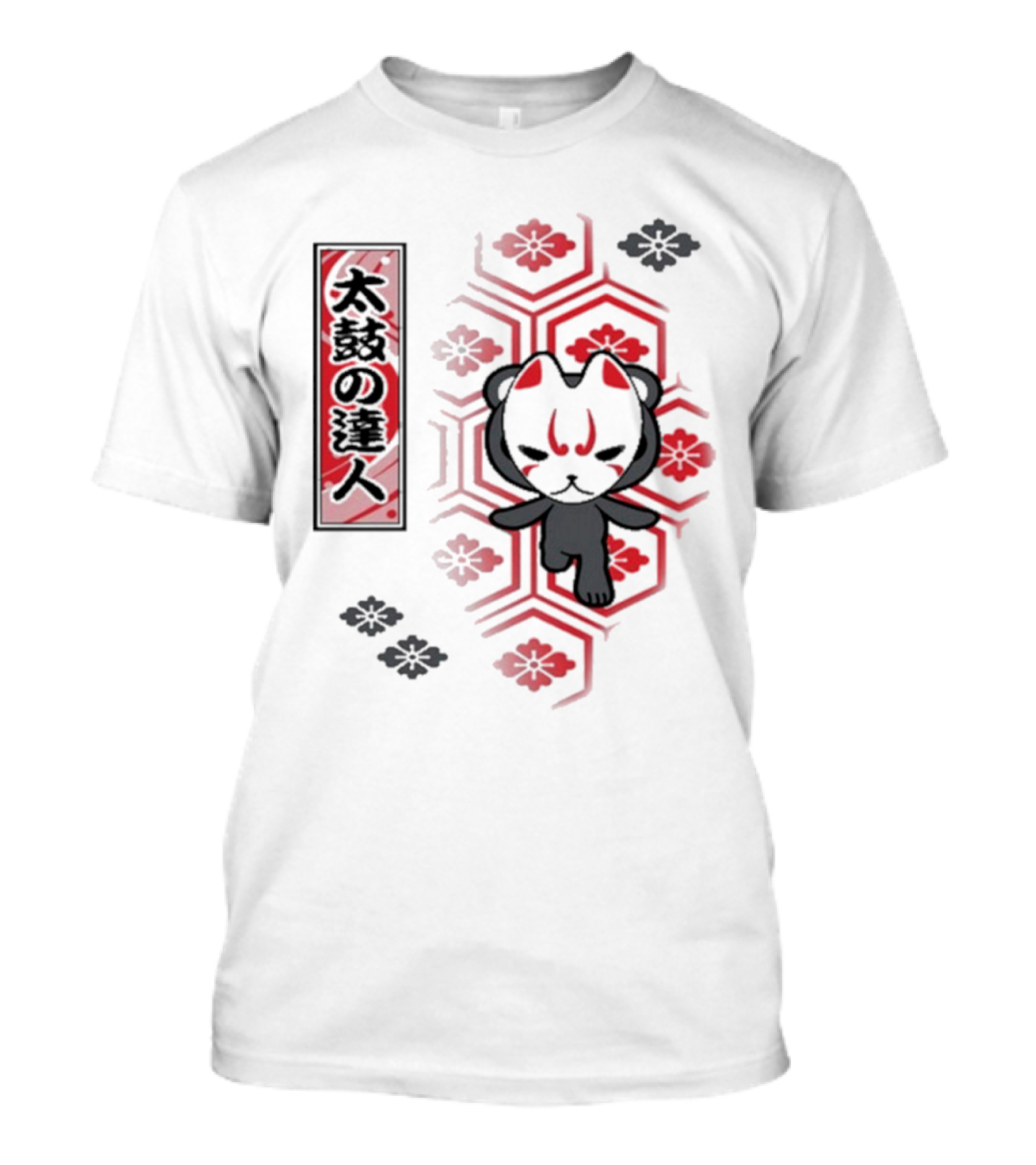 Taiko No Tatsujin Yetee Masked Kid 2024 Floral T-Shirt