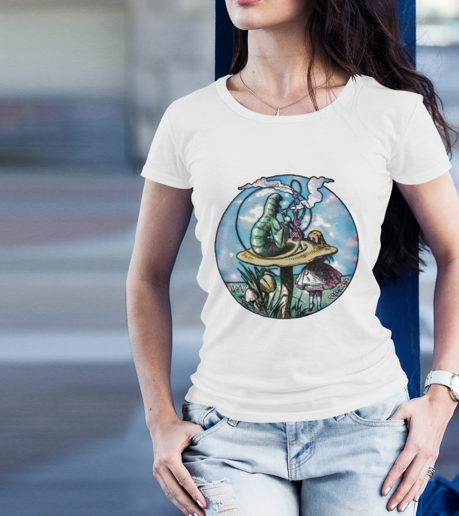 Red Hot Chili Peppers X Freaktopia Caterpillar Mushroom Wonderland T-Shirt