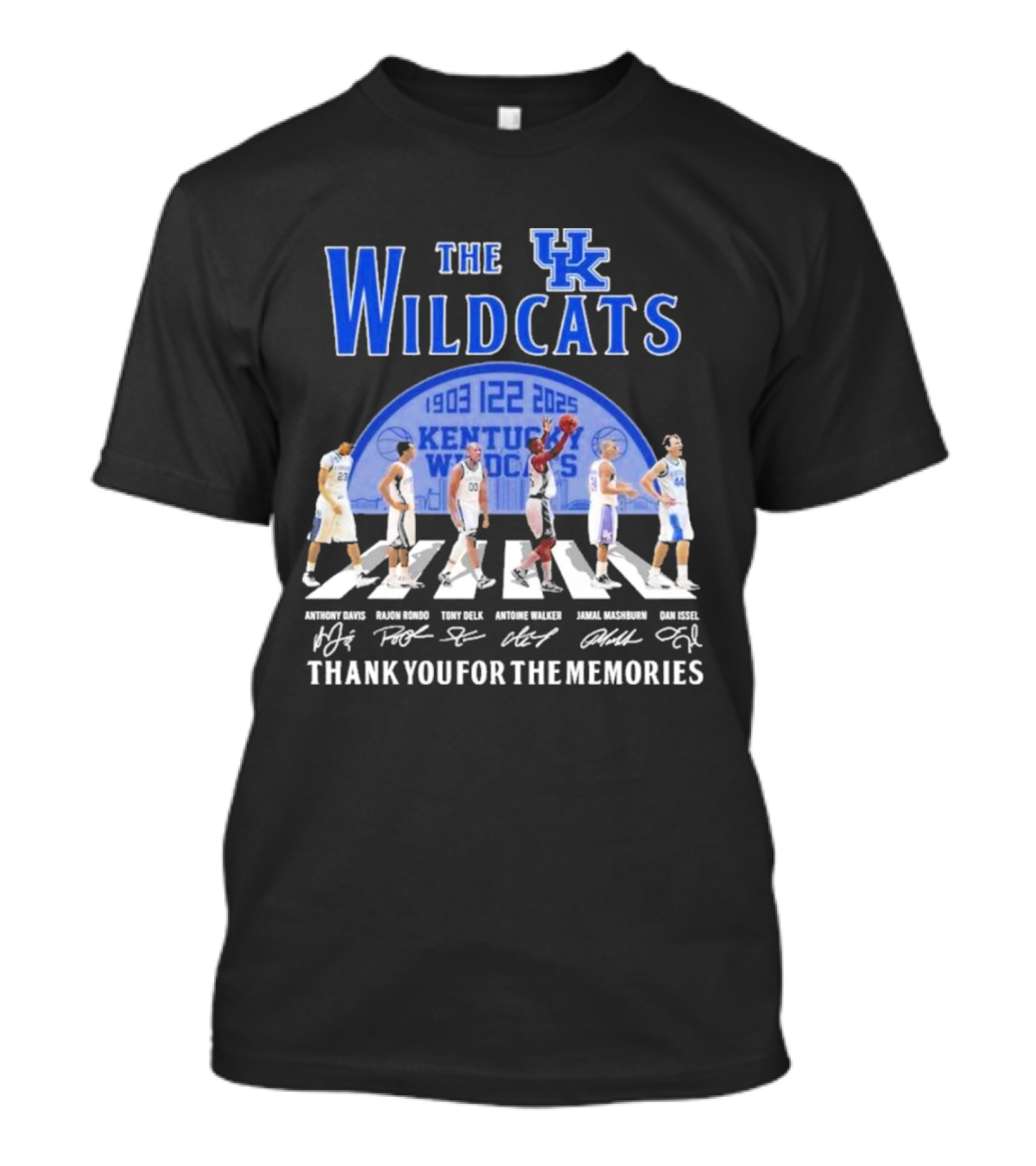 The Wildcats Kentucky 122 Years 1903-2025 Thank You For The Memories T-Shirt