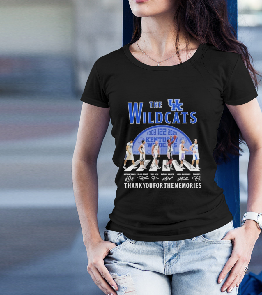 The Wildcats Kentucky 122 Years 1903-2025 Thank You For The Memories T-Shirt