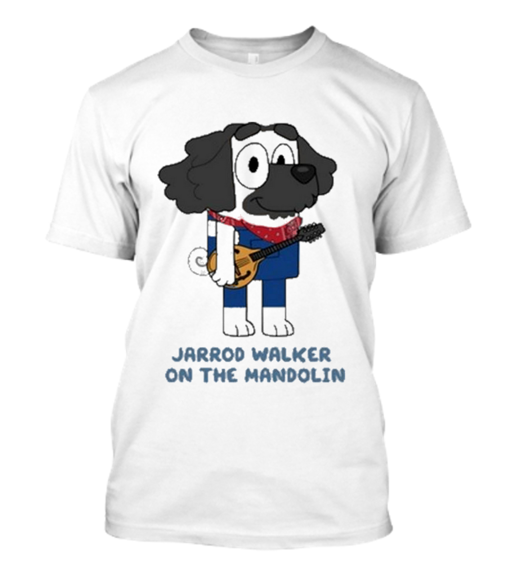 Jarrod Walker On The Mandolin Jar Dawg Love And Sound T-Shirt