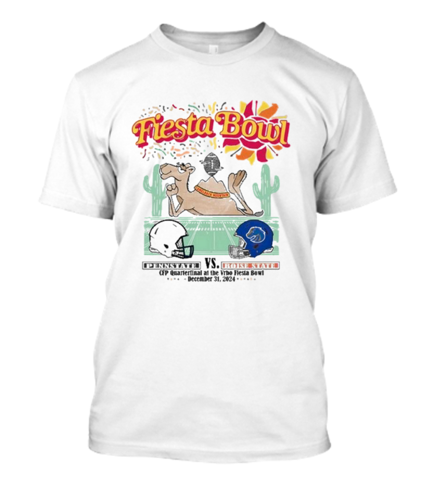 Fiesta Bowl December 31 2024 CFP Quarterfinal Penn State Vs Boise State T-Shirt