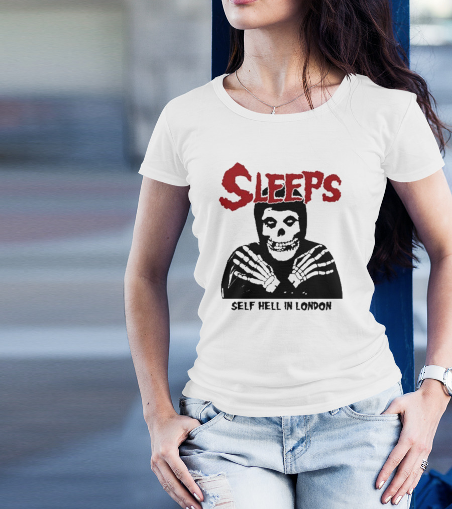 SLEEPS Self Hell In London Skeleton T-Shirt