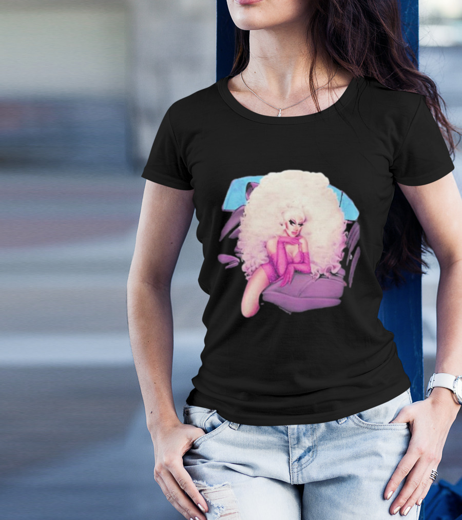 Trixie Mattel Glamorous Blonde Drag In Backseat T-Shirt