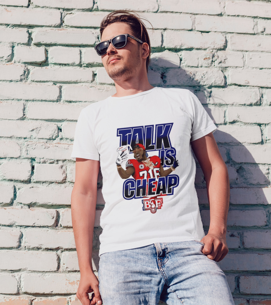 Benny The Butcher Talk Is Cheap BSF Victory Monday Football Victory T-Shirt