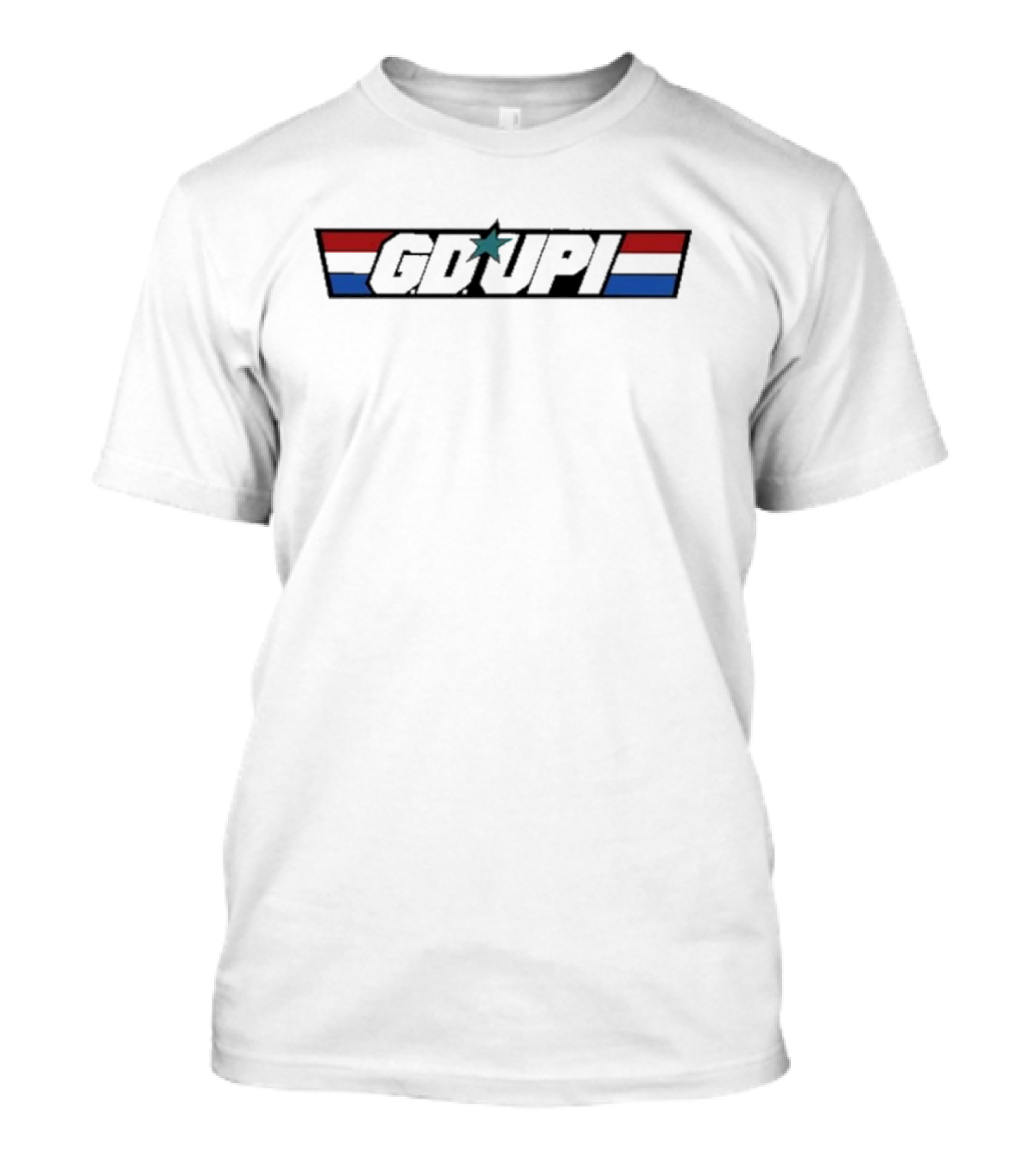 Gdupi Red White Blue Star T-Shirt